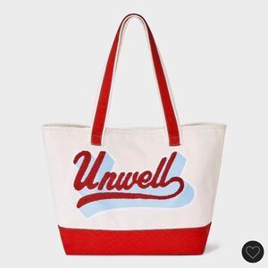 Unbranded Women's Red and White Bag